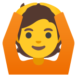 Persona haciendo el gesto de "de acuerdo" - Noto Color Emoji