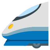 Tren de alta velocidad - Noto Color Emoji