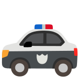Coche de policía - Noto Color Emoji