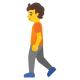 Persona caminando - Noto Color Emoji