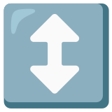 Flecha arriba y abajo - Noto Color Emoji