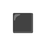 Cuadrado negro mediano-pequeño - Noto Color Emoji