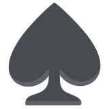 Palo de picas - Noto Color Emoji