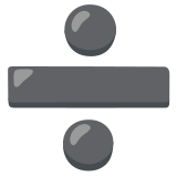 División - Noto Color Emoji