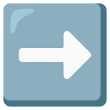 Flecha hacia la derecha - Noto Color Emoji