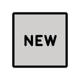 Botón NEW - OpenMoji