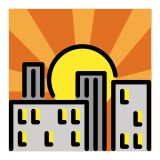 Puesta del sol - OpenMoji