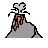 Volcán - OpenMoji