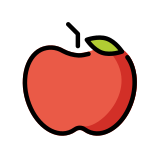 Manzana roja - OpenMoji