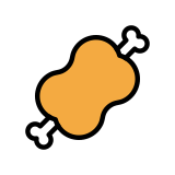 Carne con hueso - OpenMoji