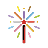 Fuegos artificiales - OpenMoji