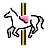 Caballo de tiovivo - OpenMoji