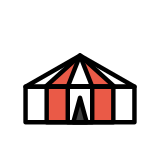 Carpa de circo - OpenMoji