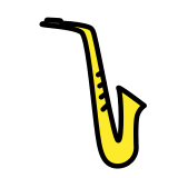 Saxofón - OpenMoji
