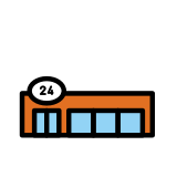 Tienda 24 horas - OpenMoji