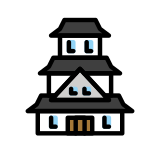 Castillo japonés - OpenMoji