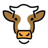 Cara de vaca - OpenMoji