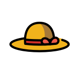 Sombrero de mujer - OpenMoji