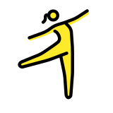 Mujer bailando - OpenMoji