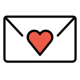Carta de amor - OpenMoji