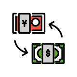 Cambio de divisas - OpenMoji