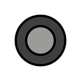 Botón de opción - OpenMoji