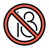 Prohibido para menos de 18 años - OpenMoji
