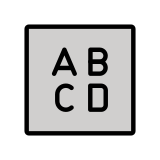 Letras latinas mayúsculas - OpenMoji