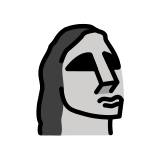 Estatua moái - OpenMoji