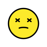 Cara mareada - OpenMoji