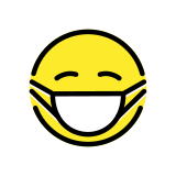 Cara con mascarilla médica - OpenMoji
