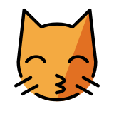 Gato besando - OpenMoji