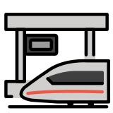 Estación de tren - OpenMoji