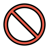 Prohibido - OpenMoji
