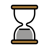 Reloj de arena sin tiempo - OpenMoji