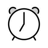 Reloj despertador - OpenMoji