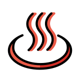 Aguas termales - OpenMoji