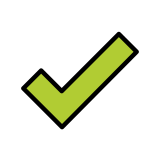 Marca de verificación - OpenMoji