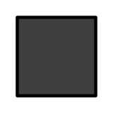 Cuadrado negro grande - OpenMoji