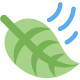 Hojas revoloteando al viento - Twitter / X