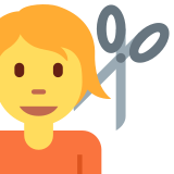 Persona cortándose el pelo - Twitter / X