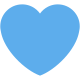 Corazón azul - Twitter / X