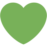 Corazón verde - Twitter / X