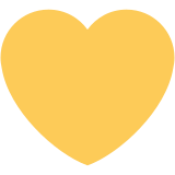 Corazón amarillo - Twitter / X
