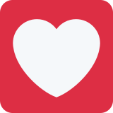 Adorno de corazón - Twitter / X