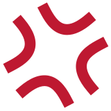 Símbolo de enfado - Twitter / X