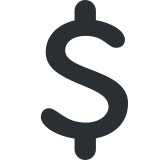 Símbolo de dólar - Twitter / X