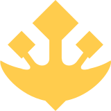 Emblema de tridente - Twitter / X