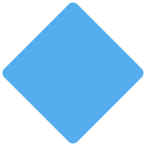 Rombo azul grande - Twitter / X