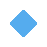 Rombo azul pequeño - Twitter / X